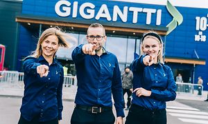 Tule kesätöihin Giganttiin (Gigantti Oy)