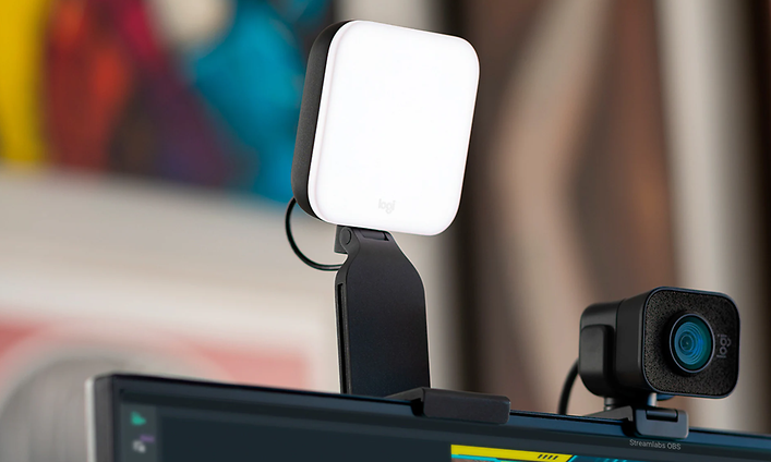 Tietokoneet- PC - Tarvitsemasi tietokonetarvikkeet - Logitech litra glow -videovalaistus