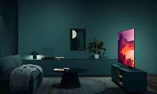 Samsung OLED -televisio on kirkas ja näyttää värit intensiivisen upeina