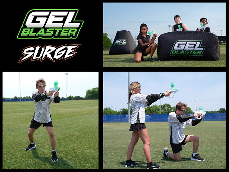 Gel Blaster Surge -kuvakollaasi