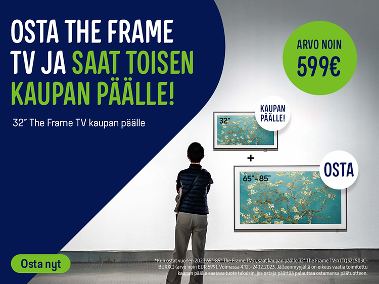 Samsung Frame bundle banner