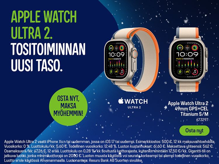 Apple Watch Ultra - tositoiminnan uusi taso