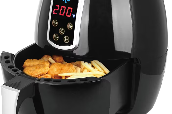 Airfryer - Tuotekuva Emerio-kiertoilmakypsentimestä