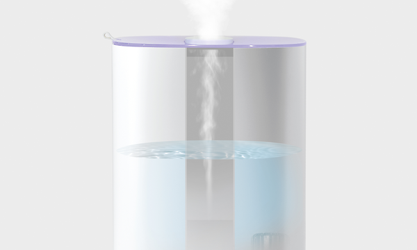 Apt Ultrasonic Cool -ilmankostuttimessa on 3 sumutasoa ja tilava vesitankki