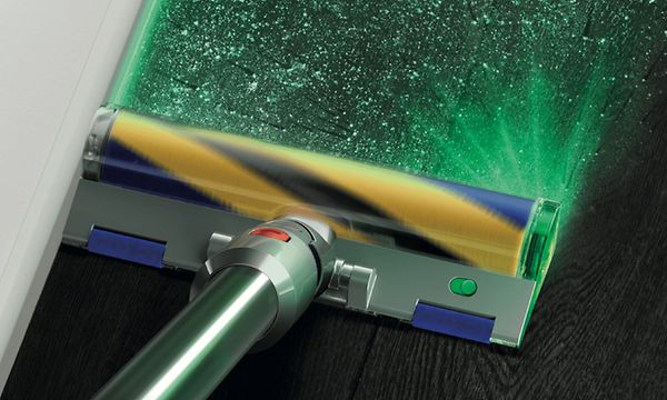 Dyson-pölynimurin valaistu Fluffy Optic -siivouspää