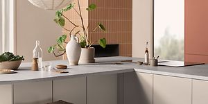 EPOQ Kitchen with kitchen fronts in colour sand - Teaser image