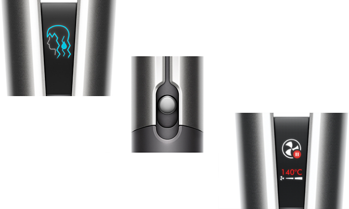 Dyson Airstrait™ ja teräväpiirtoinen LCD-näyttö