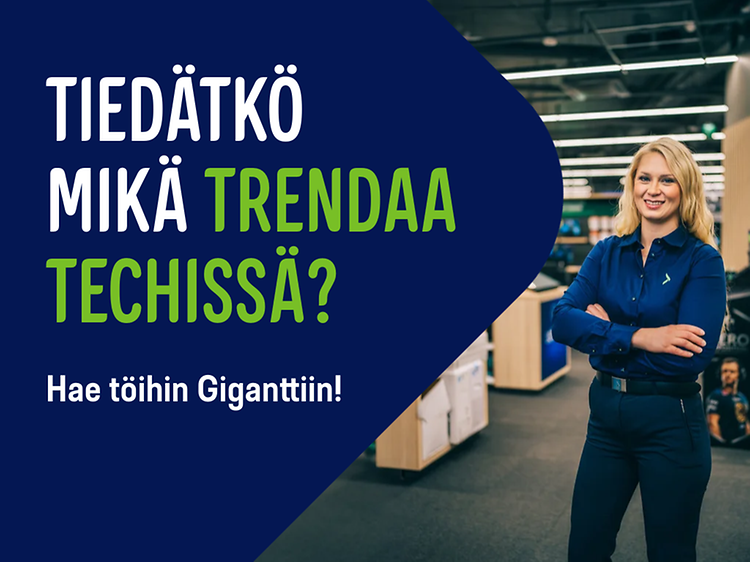 Tiedätkö mikä trendaa techissä - hae töihin giganttiin (4)