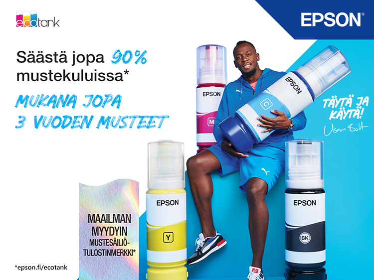 Helppoa ja edullista tulostusta Epson EcoTankilla