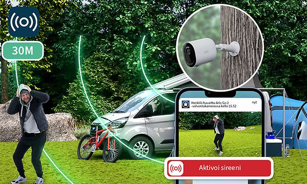 Arlo V2 - kovaääninen sireeni