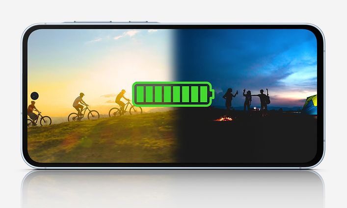Samsung Galaxy A55 ja Super Fast Charging -akku