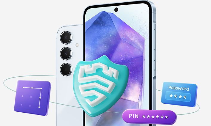 Samsung Galaxy A55 ja Samsung Knox Vault
