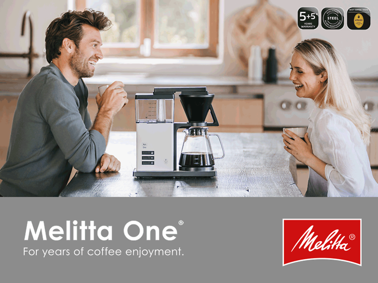 Melitta One -kahvinkeitin valmistaa herkullista kahvia