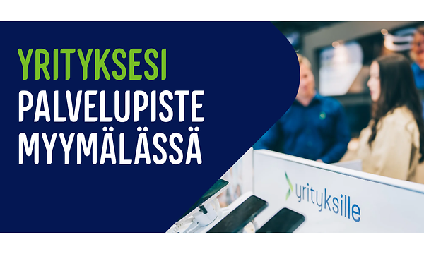 Yrityksesi palvelupiste myymälässä
