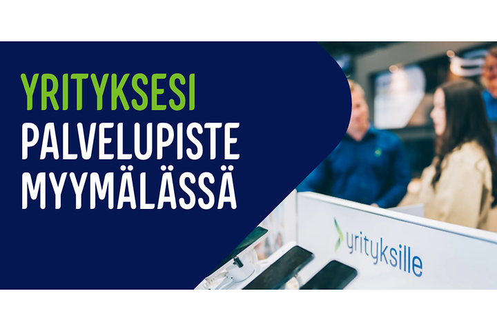 Yrityksesi palvelupiste myymälässä