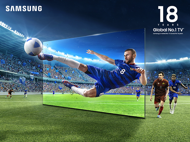 Samsung-televisiot suurella näytöllä