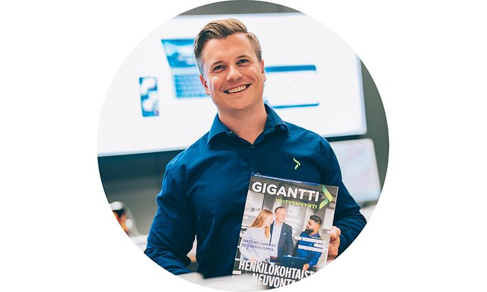 Gigantin B2B-myyntipäällikkö Niko Aittokallio