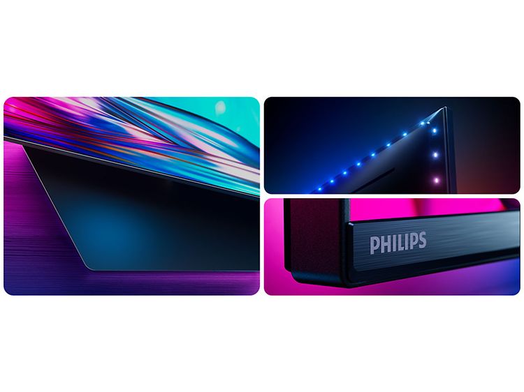 Philips TV - Kollaasi Philips-television yksityiskohdista