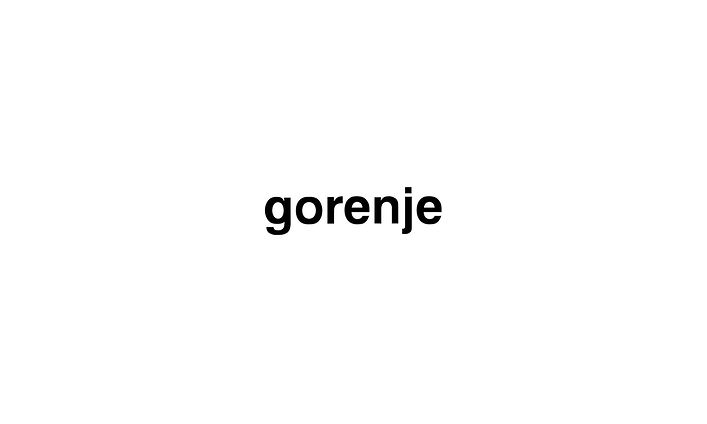 Brand logo: Gorenje