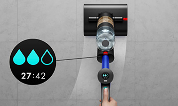 Dyson - WashG1-lattiapesuri - Kosteutustaso 2