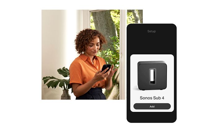 Sonos Sub 4 - liitä ja toista