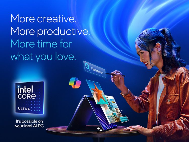 Intel Core Ultra - Yläbanneri