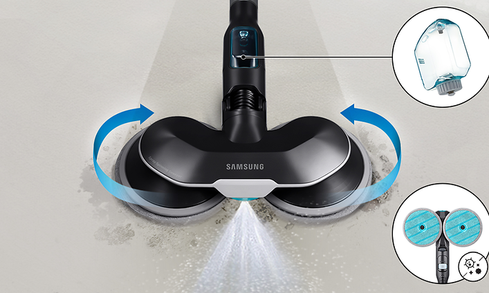 Samsung - Jet 85 Premium - Spray Spinning Sweeper