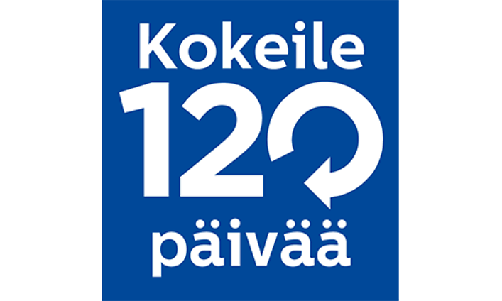 Philips Lumea valoimpulssilaite - 120 päivän 100% tyytyväisyystakuu tai rahat takaisin -ikoni