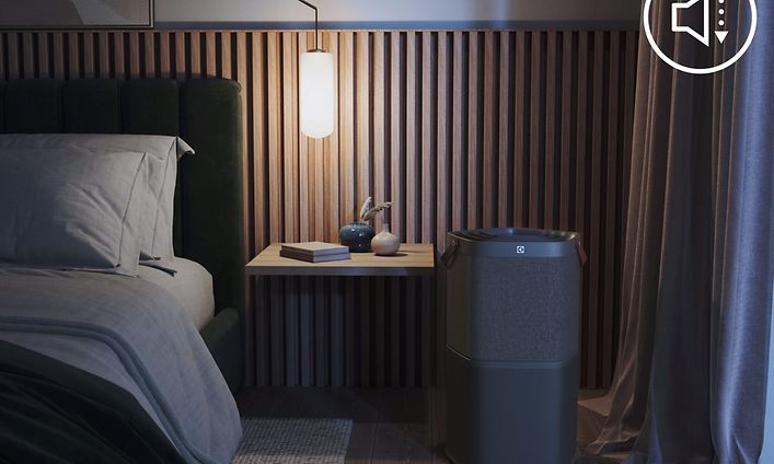 Electrolux-ilmanpuhdistin on käytössä hiljainen