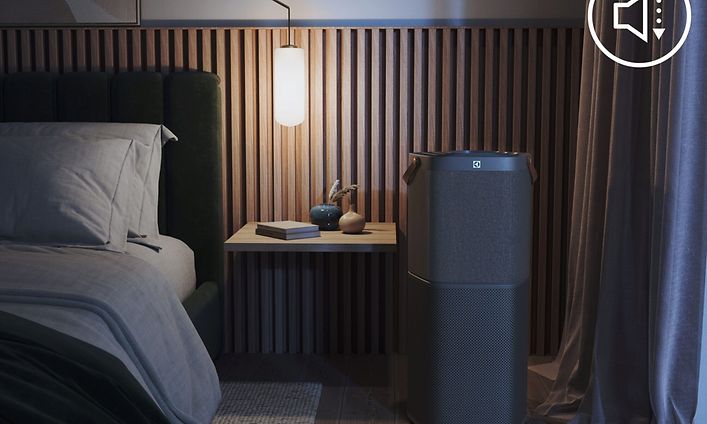 Electrolux-ilmanpuhdistin on käytössä hiljainen