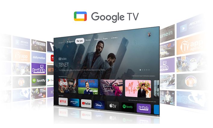 TCL QLED870 TV ja Google TV