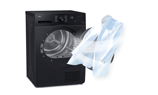MDA - Samsung kuivausrumpu - Air refresh - Raikasta vaatteet lämpimällä ilmalla
