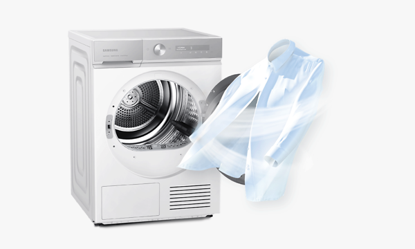 MDA - Samsung kuivausrumpu - Air Refresh - Raikasta vaatteet lämpimällä ilmalla