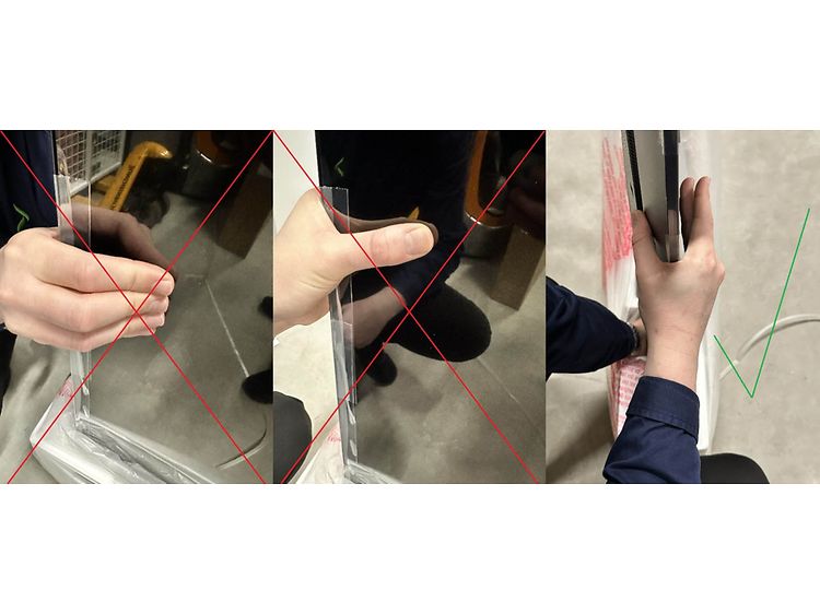 Television oikeaoppinen purku pakkauksesta