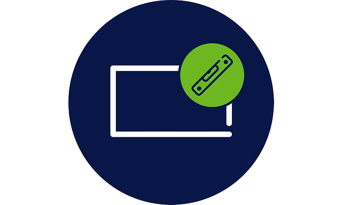 Tukipalvelut televisiolle - TV:n asennuspalvelun kuvake - TV-tukipalvelut logo