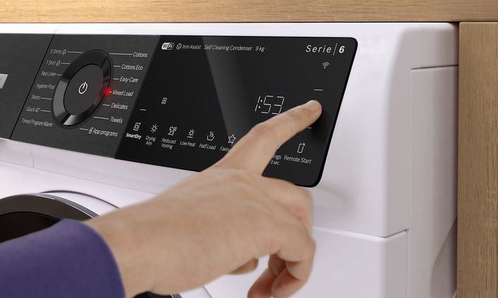 Bosch-kuivausrumpu Smart Dry -toiminnolla