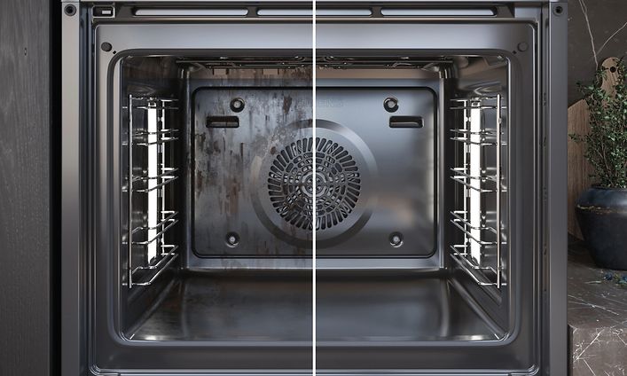 Siemens-uuni pyrolyysipuhdistuksella – activeClean