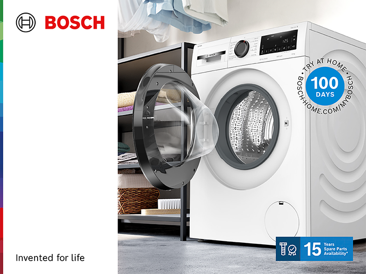 Bosch-pesukoneet on suunniteltu pesemään vaatteet hellävaraisesti ja tehokkaasti