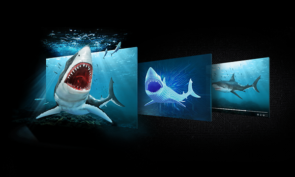 Samsung G90XF -pelinäyttö – AI 3D -videoiden muuntaminen