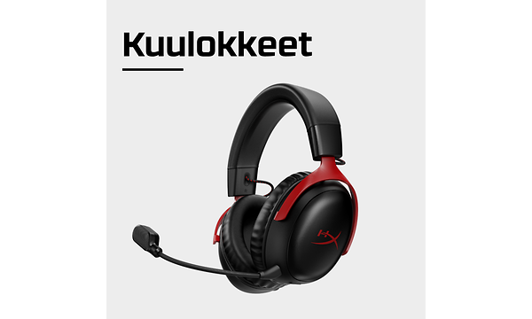 HyperX-pelikuulokkeet