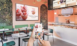 Samsung Business TV -sovellus puhelimessa