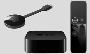 Chromecast, Apple-TV ja kaukosäädin