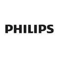 mustavalkoinen Philips-logo
